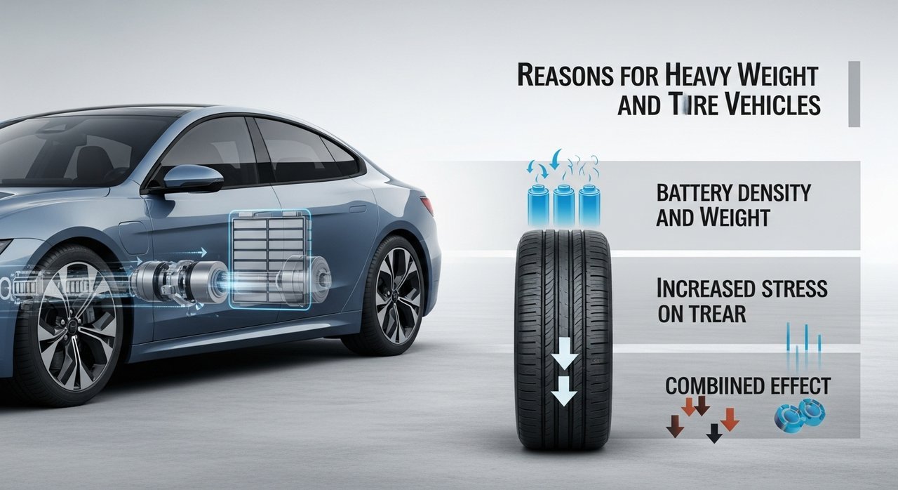 전기차 무게가 무거운 이유와 타이어 마모 영향, 3가지 핵심 분석